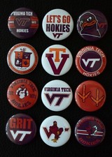 Virginia Tech Hokies - Magnets 1 1/2" Round