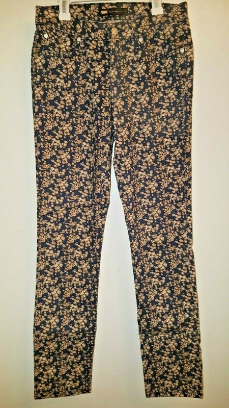 *NWOT* Levis Black Label Womens Dark Blue Pattern Jeans Pants Size 4 / 27