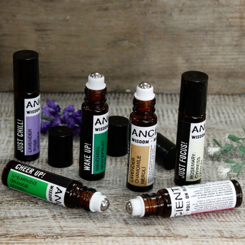 Miscele di Oli Essenziali Roll-On Aromaterapia 10ml - Rilassa, Energizza, Focus - Foto 2 di 74