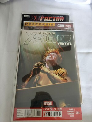 X-FACTOR LOT,  #230 #216 #258 MARVEL COMICS 2011 IN SLEEVE