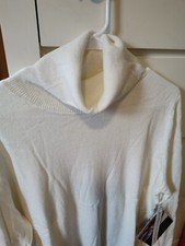 IMAN TURTLENECK SWEATER SIZE XL IVORY COLOR NEW429765