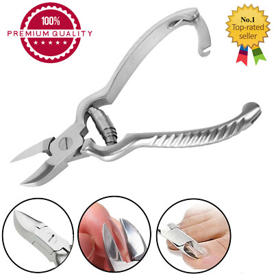 3-Piece Professional Cuticle Nipper Set – Heavy Duty Nail & Toe Cutter Kit
