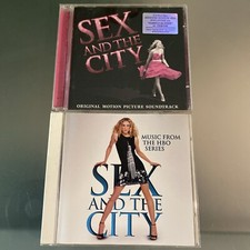 LOT OF 2 SEX & THE CITY CDs- HBO SERIES & Soundtrack- Very Good