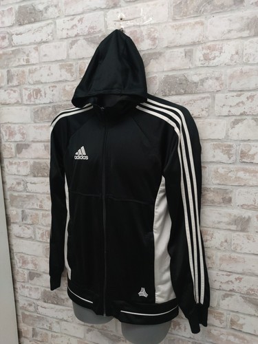 Adidas - Full Zipo Hoodie - Black& White Striped - Size Small - 第 3/14 張圖片