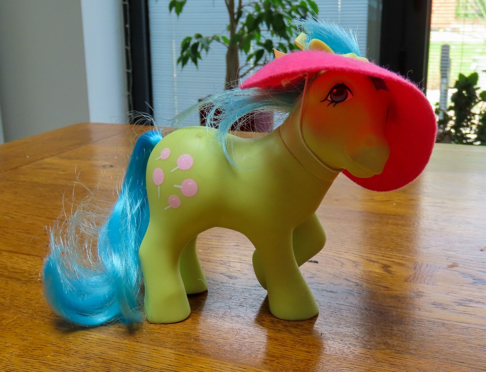 My Little Pony MLP G1 TOOTSIE Lollipop 1984 vintage anni 80 con cappello rosa