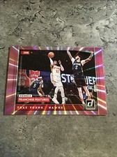 Trae Young  Hawks 2021-22 Donruss Franchise Features Holo Pink Laser #3