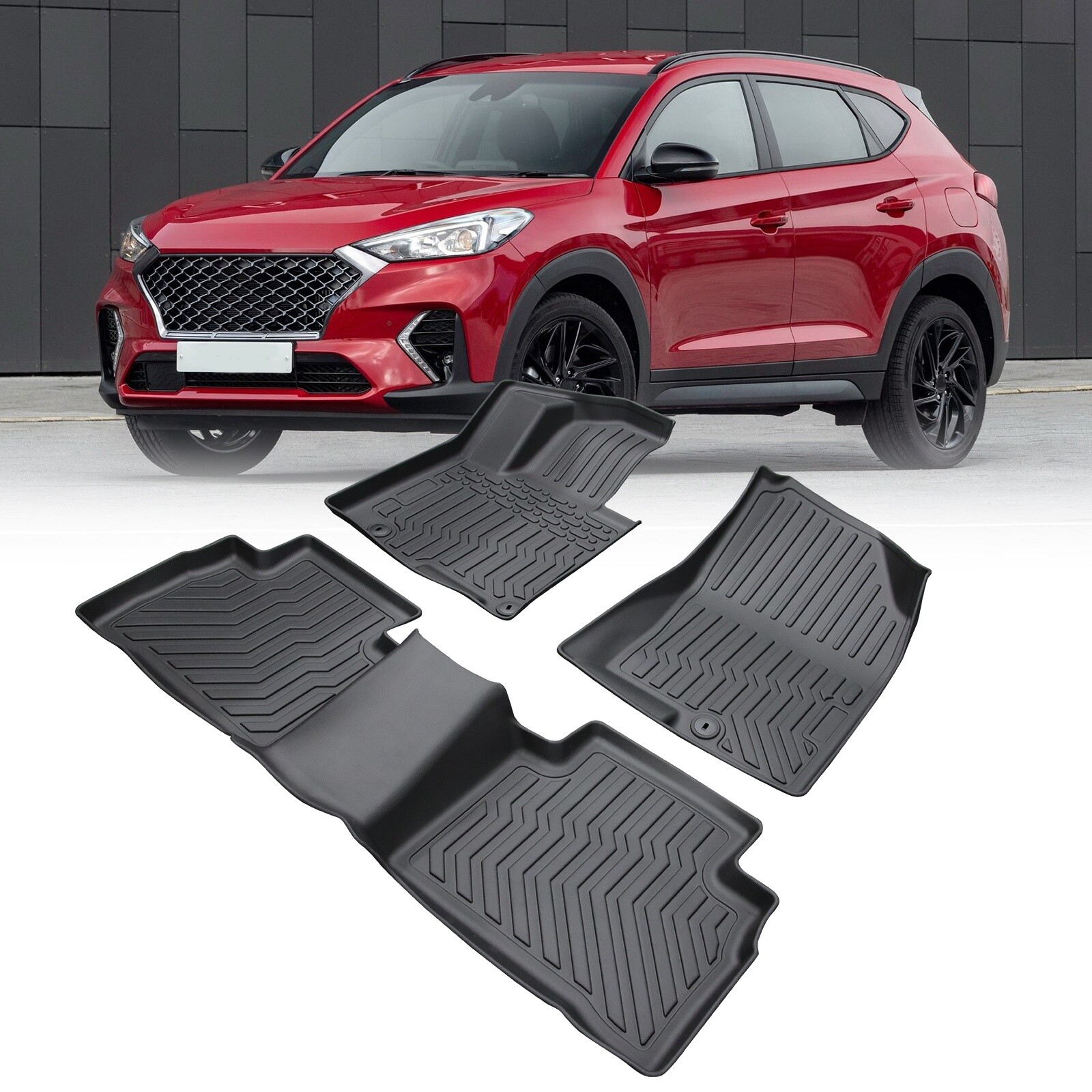 2022-2023 Hyundai Tucson All-Weather TPE Rubber Car Floor Mats