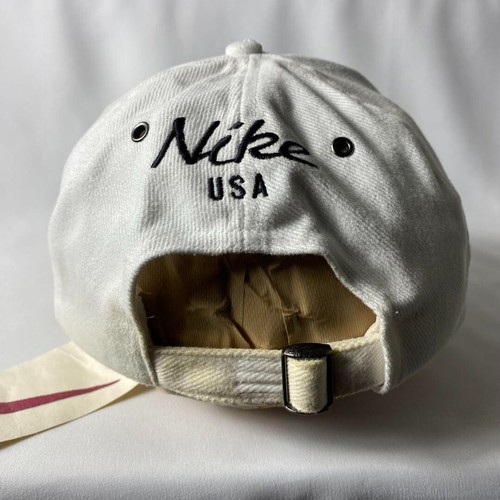 Deadstock 90s NIKE Panda Color VINTAGE 6 panel white black two tone Used - Picture 5 of 10