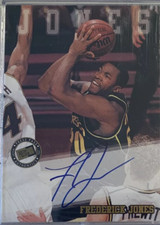 Fred Jones Oregon Ducks Basketball Autograph Press Pass Rookie Card Auto Pacers. rookie card picture