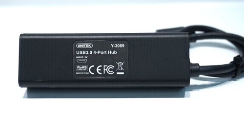 4 - CONCENTRADORES UNITEK 4 PUERTOS ALIMENTADOS (BC 1.2) USB 3.0 SuperSpeed (5Gbps) y-3089 - Imagen 2 de 4