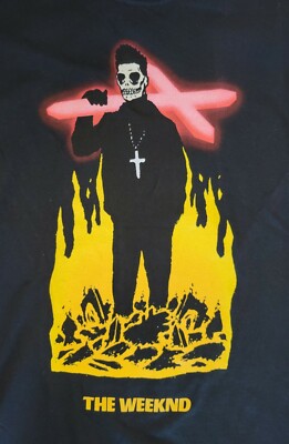 XO The Weeknd Starboy T-Shirt Size SMALL Official Issue Cross