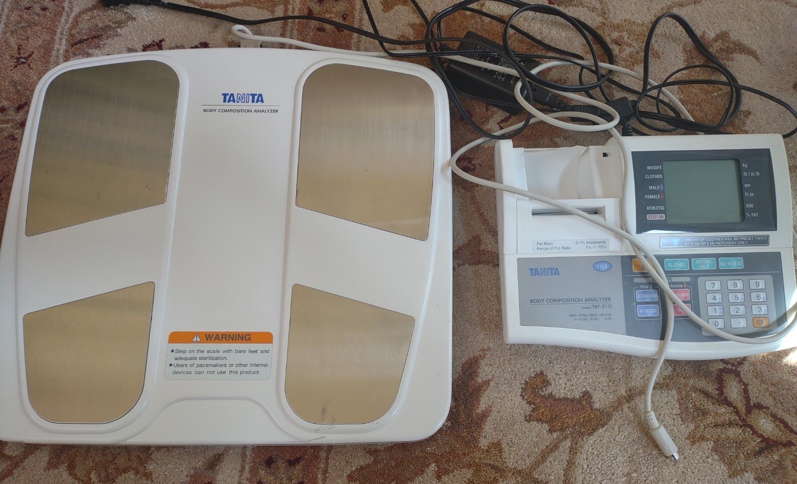 Tanita TBF310 Body Composition Analyzer Includes Scale eBay