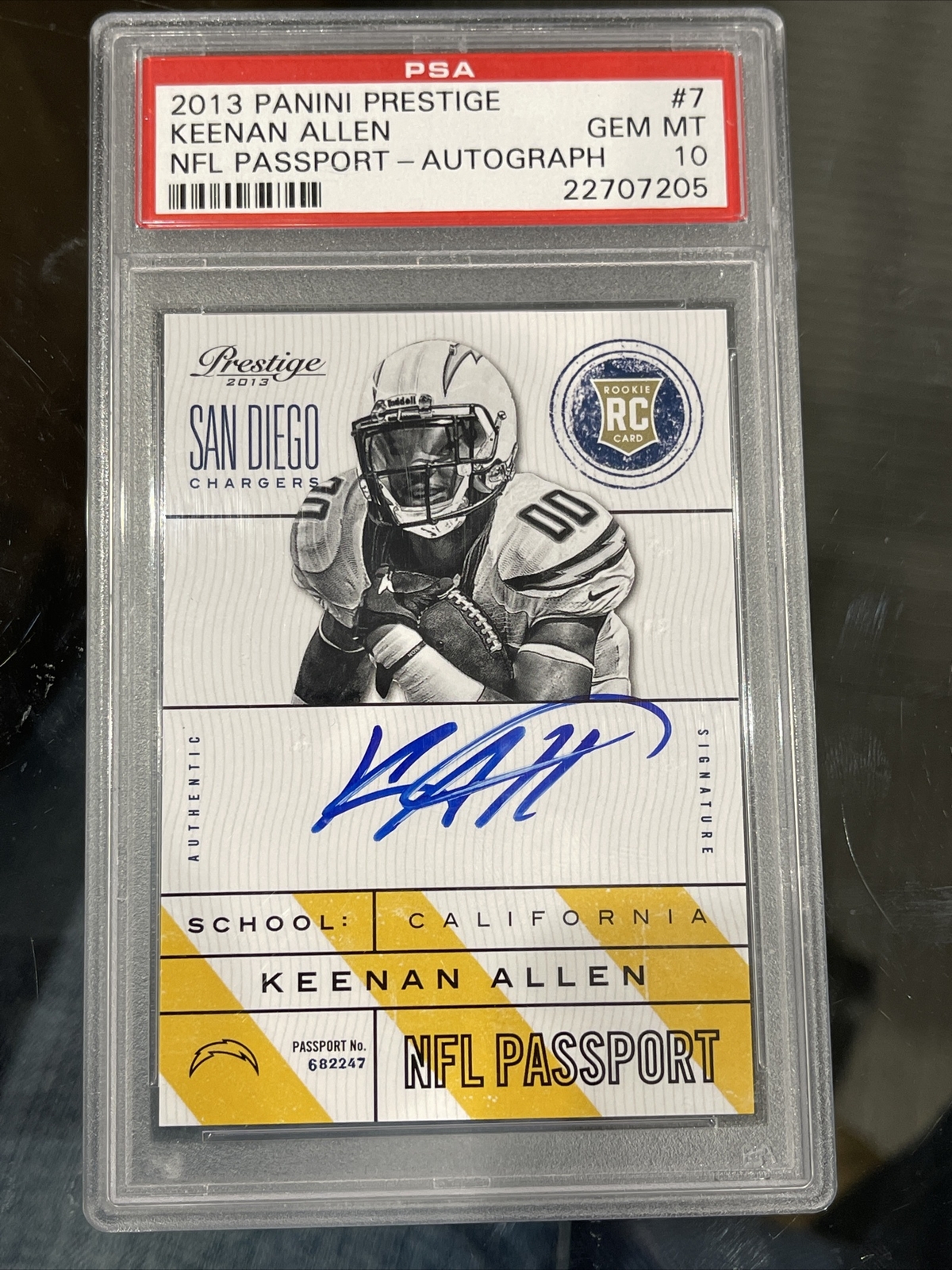 Keenan Allen Panini Prestige NFL Passport #7 Base