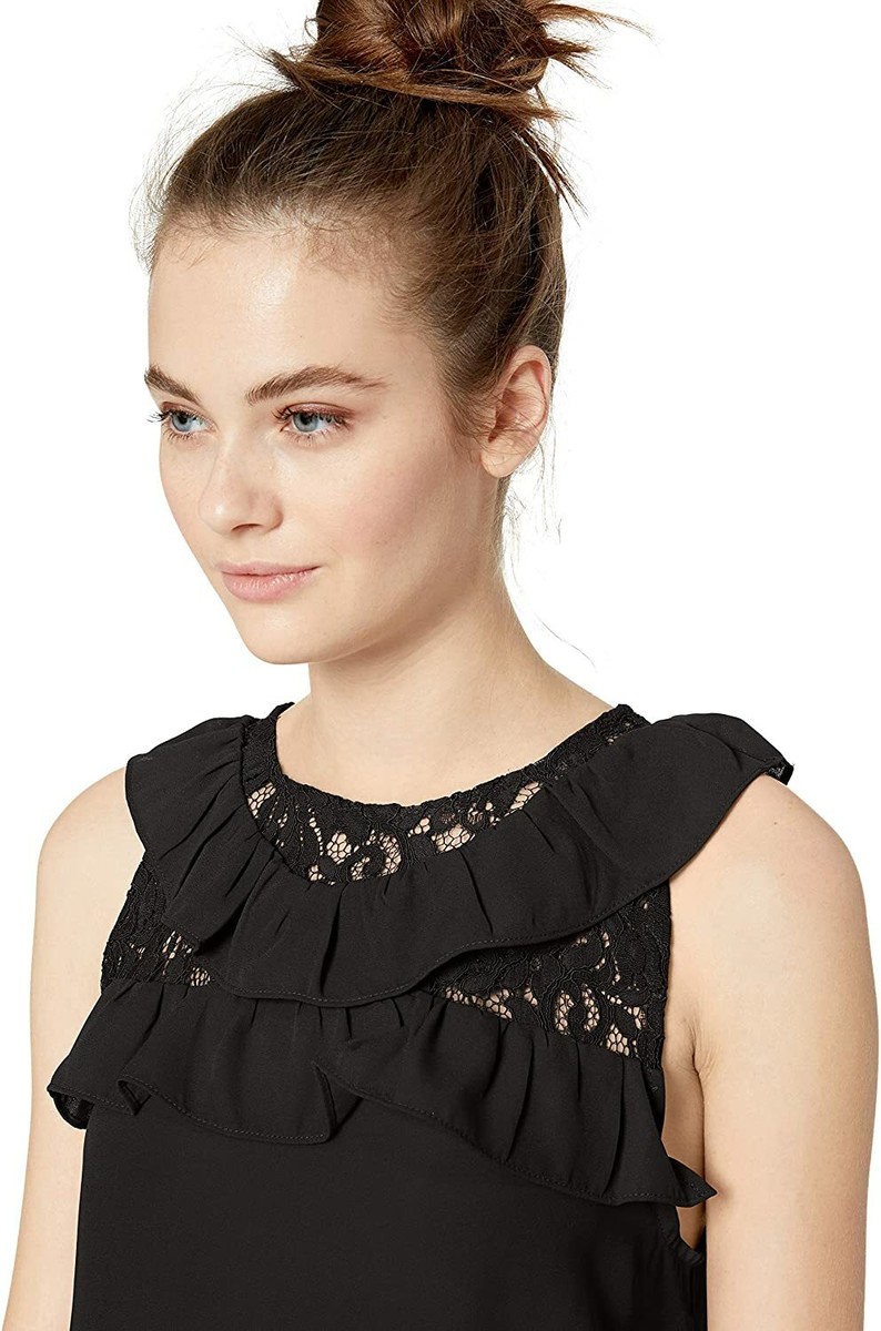 LX062/ BB Dakota Pretty CDC Lace Top Black Sz L $78 | eBay