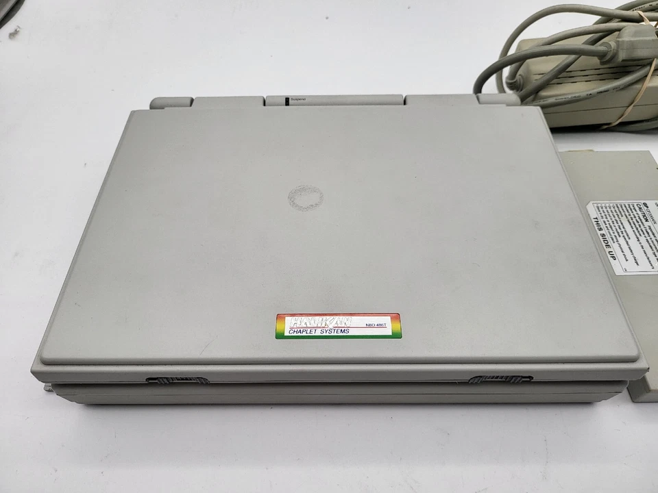 Vintage Halikan Laptop Labtop NBD 486T CHAPLET SYSTEMS Computer - Image 2 of 4