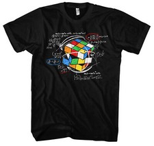Zauberwürfel Herren T-Shirt | Magic Cube Sheldon Cooper Tshirt Physik Mathe | M2