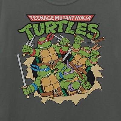 Teenage Mutant Ninja Turtles Mens' Heroes In A Half Shell Tie-Dye