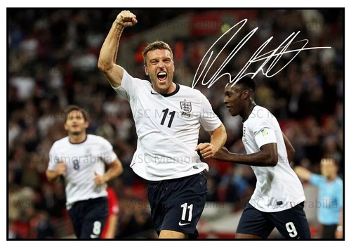 11388. Rickie Lambert Signed Pictures (A4 Prints) Southampton Liverpool etc.