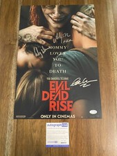 ‘Evil Dead Rise’ Signed Autograph 12x18 Photo ‘Alyssa’ ‘Lily’ ‘Lee’ ACOA