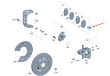 MERCEDES-BENZ GLE W167 AMG Bremsbel&auml;ge hinten Satz A0004203705 NEU ORIGINAL