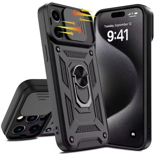 Shockproof Armor Magnetic Ring Holder Case For iphone 14 ,14 Pro Max,14+,14 Pro - Picture 17 of 24