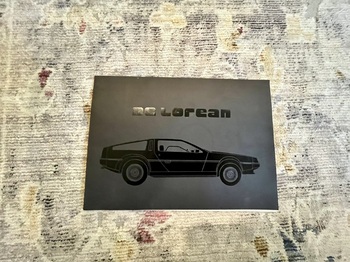 Delorean DMC Dealer brochure book stats info Sales Material 20