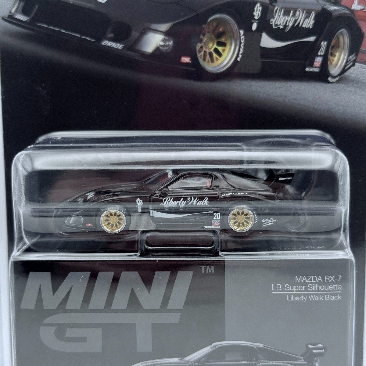 Mini GT Mazda RX-7 LB-Super Silhouette Liberty Walk Black 1