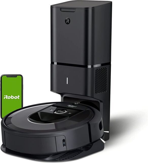 iRobot Roomba I7 Plus Black Robotic Vacuum Cleaner for sale online