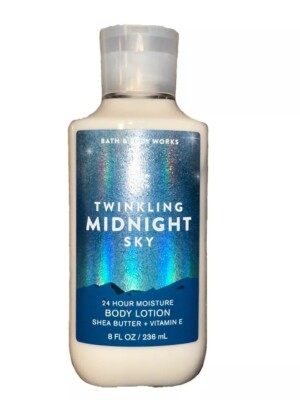 Bath and Body Works TWINKLING MIDNIGHT SKY Super Smooth Body Lotion 8 fl oz New