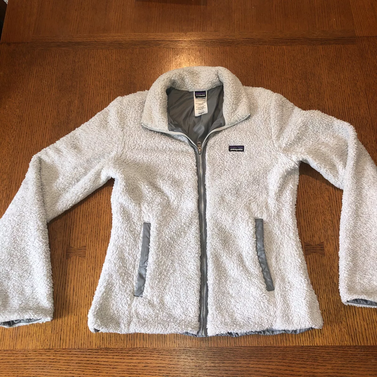 Women's PATAGONIA Full Zip Fleece Jacket Pigeon Gray RN#51884 Small