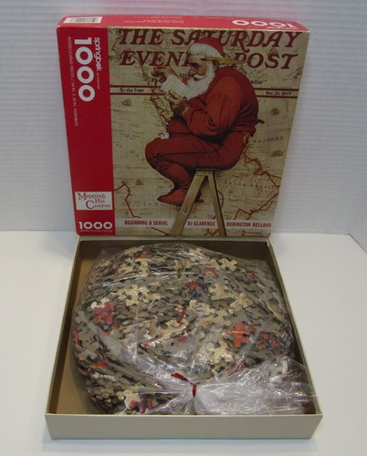 *Springbok* 1000 pc. *Mapping His Course* Christmas Puzzle - Complete 24" X 30" - Picture 9 of 17