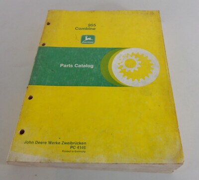 Teilekatalog / Parts Catalog John Deere Mähdrescher 955 von 06/1981