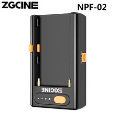 ZGCINE NPF-02 Battery Charger PD Fast Charging for NP-F550 F750 F970 Batteries