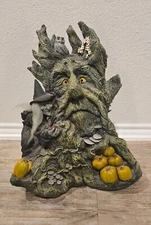 Vtg Illusive Concept The Paper Magic Group Haunted Tree Witch Pumpkins Owl Mold