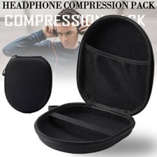 Headphone Pouch Headphone Carrying Hard Case Headset Earpads Storage Bag