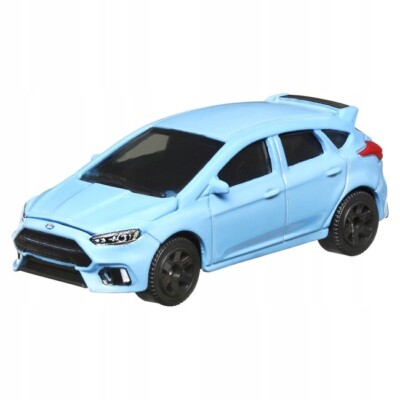 2018 Ford Focus RS Blue Matchbox Moving Parts 2024 MB1463 1/64 Toy Car HVM82