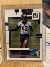 2022 Panini Donruss Nik Bonitto Rated Rookie RC #380 Denver Broncos