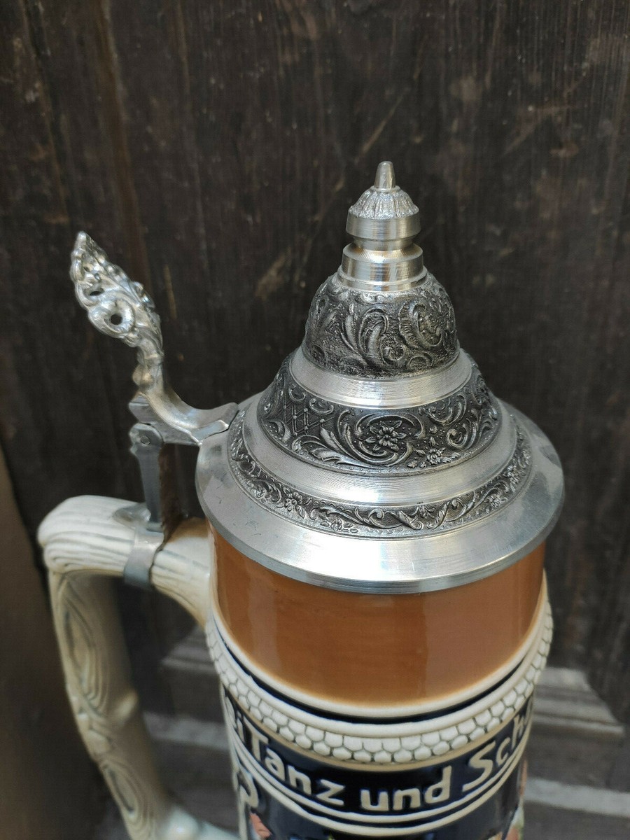 Boccale Birra Acciaio Inox Finto Legno - Design Creativo In Resina, Capacità Grande, Per Uomini E Feste - Foto 3