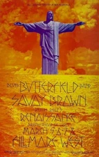 Original  Paul Butterfield Savoy Brown Renaissance  Fillmore Poster 1970 BG 221