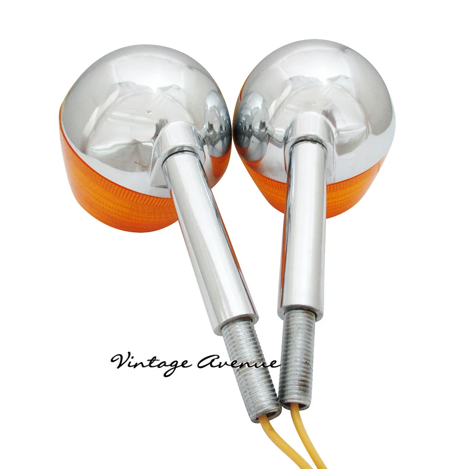 SUZUKI CROMO METAL INTERMITENTE LÁMPARA LUZ INTERMITENTE PAR 6V/12V *TW11-1 Foto 3 de 4