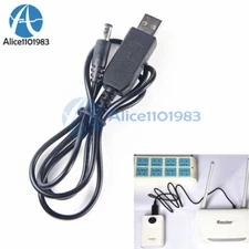 2PCS DC-DC USB 5V to 9V DC Jack 5.5mmx2.1mm Step-up Power Module Converter Cable