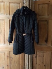 Black Gap Puffer Coat Heavy, Lined Hood  12 Bust  Up To 42 Inch New With Tags