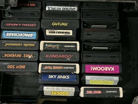 Atari 2600 System Bundle with Console, 23 games Untested