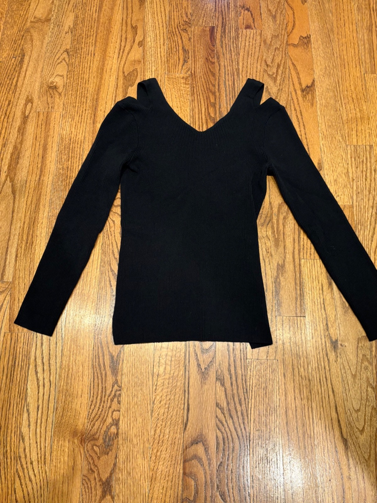 Rag & Bone Women's Black Cold Shoulder Sweater Size S Black