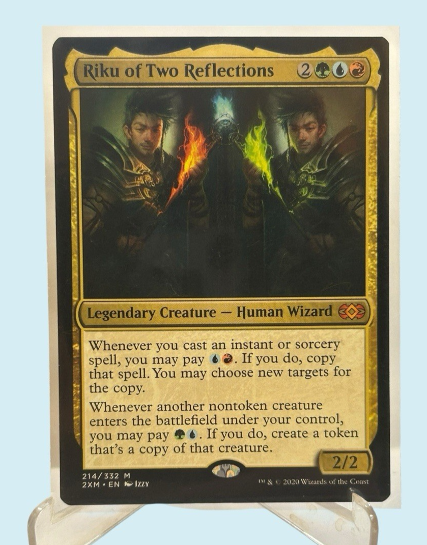 mtg riku of two reflections commander deck Riku of Two Reflections, Double Masters, NM Near Mint, Magic the Gathering  MTG