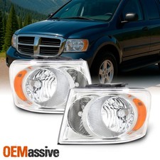 Fits 2007 2008 2009 Dodge Durango Headlamps Headlights 07 08 09 Leftright