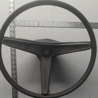 #ad 1969 Mercury Cougar XR7 Rim Blow Steering Wheel 3 Spoke Horn Pad C9AA 3E662 CW $150.00