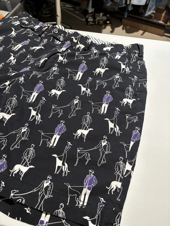 Bermudas cortas Polo Golf Ralph Lauren Art Deco Caballeros Exposición Canina 38 ii9 Foto 4 de 4