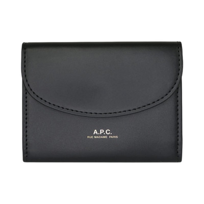 A.P.C. Geneva Business Card Holder Black PXAWV-F63349-LZZ Authentic Genuine