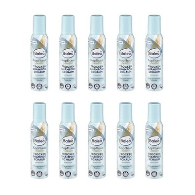 10 x 150ml Balea Dry Shampoo Foam Scalp Sensitive